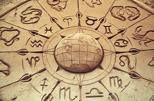 The Indian horoscope and the meaning of the signs of the zodiac in terms of astrology.