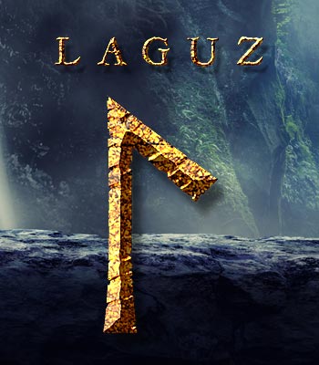 Laguz Futhark-Rune